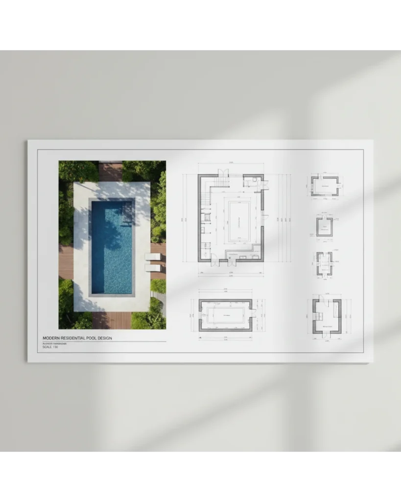 Desain & Gambar Kerja Kolam Renang