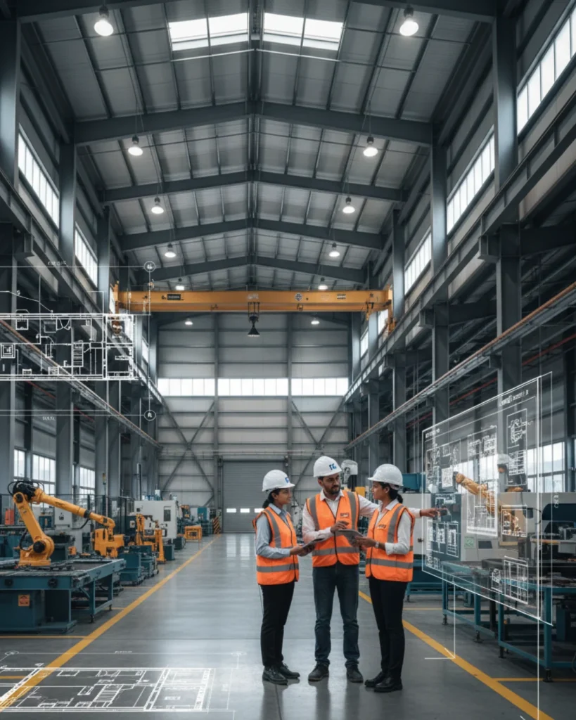 Desain & Gambar Kerja Pabrik