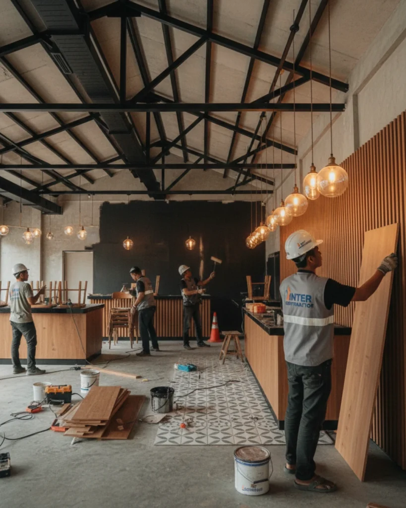 Pekerjaan Interior & Finishing