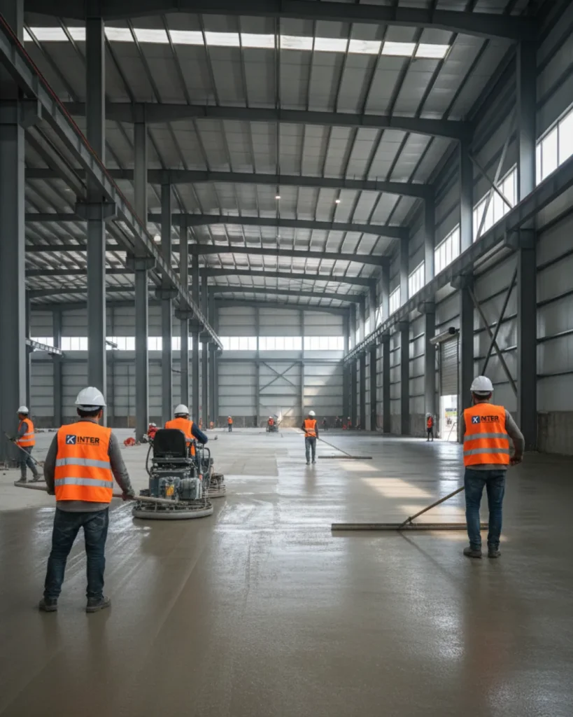 Pekerjaan Lantai Gudang