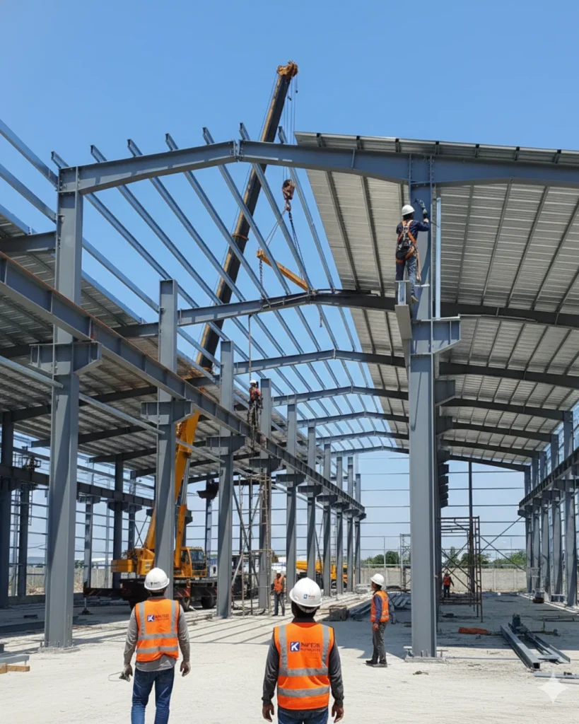 Pekerjaan Rangka Baja & Atap