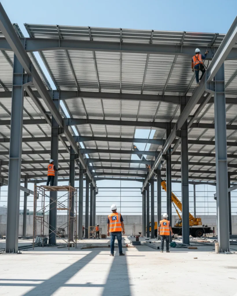 Pekerjaan Rangka Baja & Atap