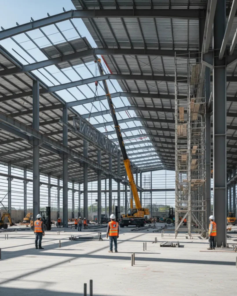 Pekerjaan Struktur Gudang