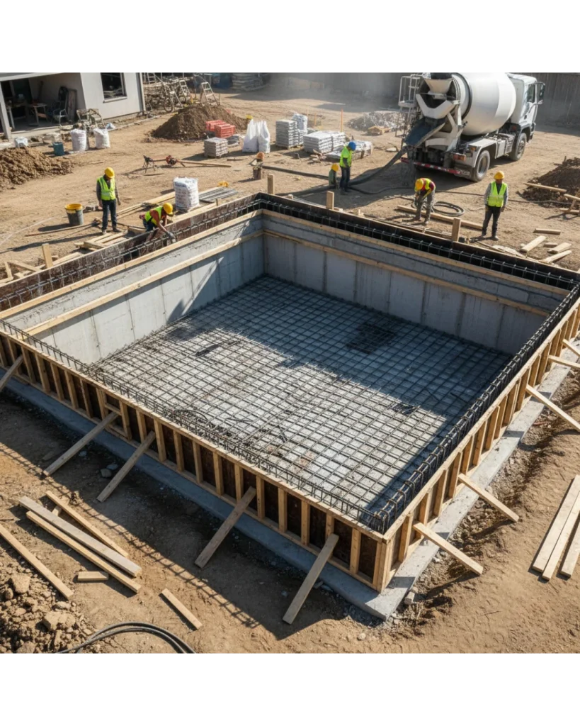 Pekerjaan Struktur Kolam Renang