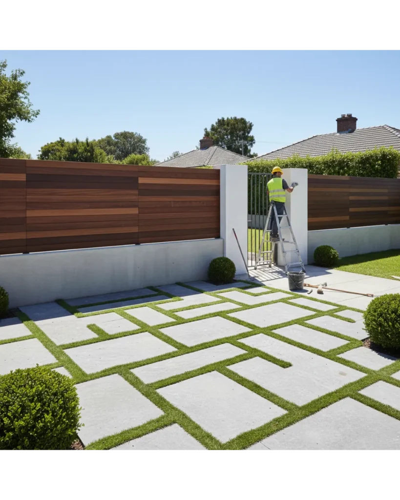 Pembangunan Pagar & Area Luar